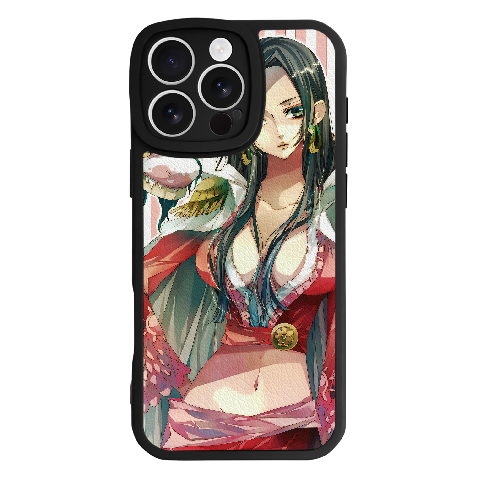 （画像用） ワンピース ONE PIECE 【iPhone 16シリーズ対応】シリコンスマホケース（レザー調） 材質：シリコン